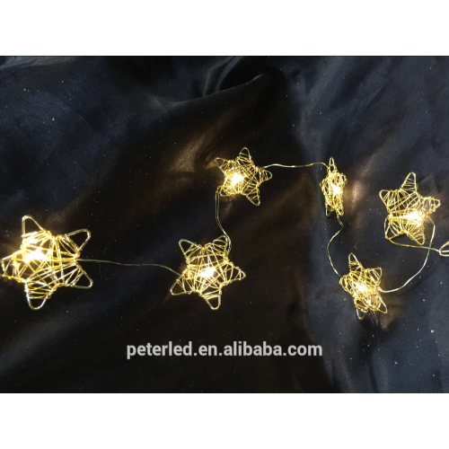 Battery LED String Light with shapes for Decoration
